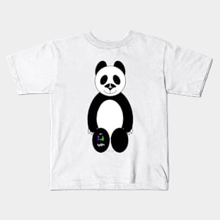 Peace Panda Kids T-Shirt